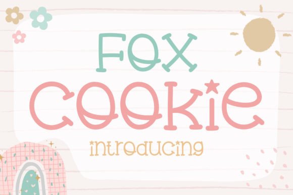Bring Charm to Your Creations with Fox Cookie Font