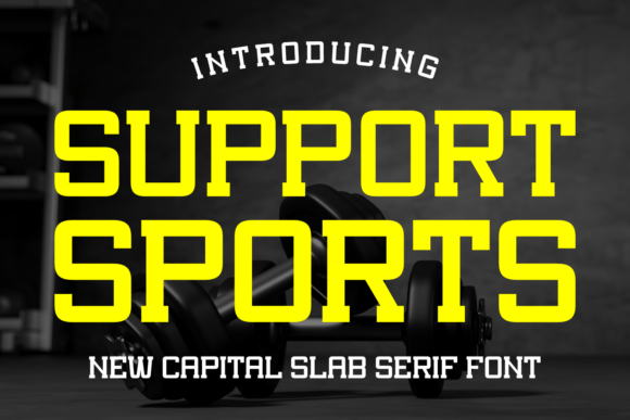 Bring Your Creations to Life with Support Sports Font