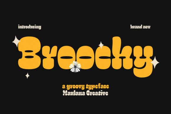 Broochy: A Playful Slab Serif for Modern Marketers