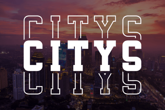 Citys: A Bold Slab Serif Font for Modern Branding