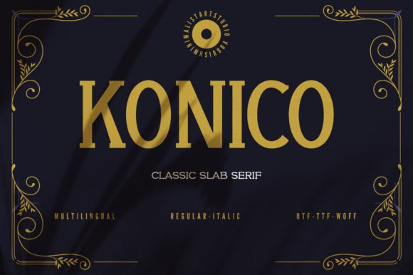 Discover Konico: A Premium Slab Serif Font for Editorial Design