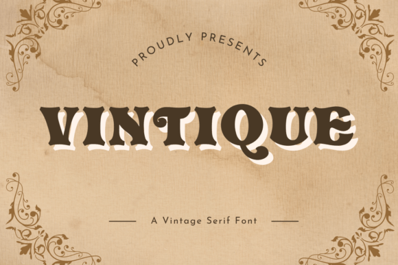 Discover Vintique: A Timeless Slab Serif Font for Editorial Design