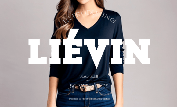 Discovering the Elegance of Lievin: A Versatile Slab Serif Font