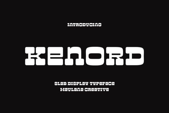 Enhance Your Craft with Kenord: A Versatile Slab Serif Font