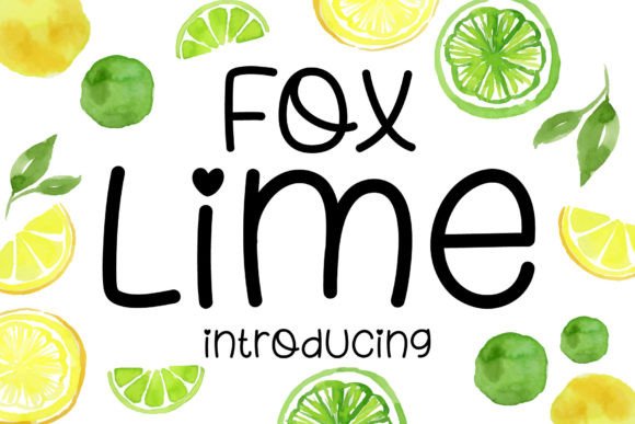 Fox Lime: A Playful Slab Serif for Creative Projects