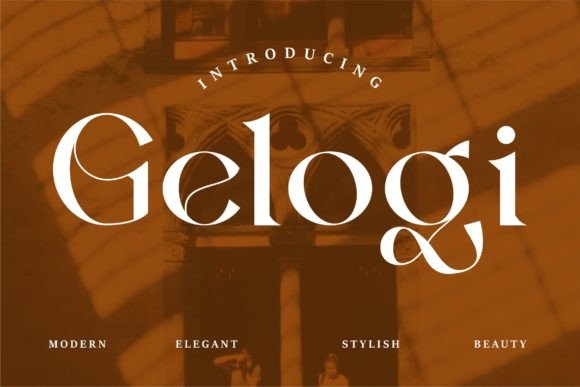 Gelogi: A Modern Slab Serif for Elegant Craft Projects