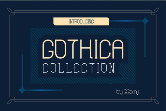 Gothica: A Stylish Slab Serif Font for Crafters and Creators