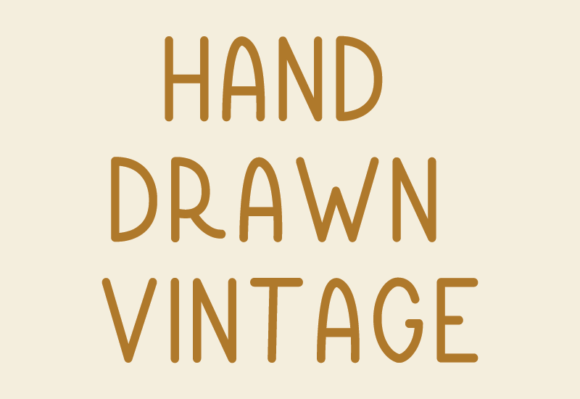 Hand Drawn Vintage: A Charming Font for Creative Makers