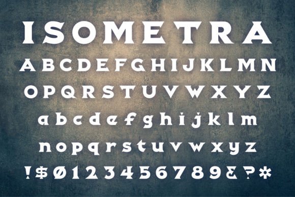 Isometra: A Modern Slab Serif for Bold Branding