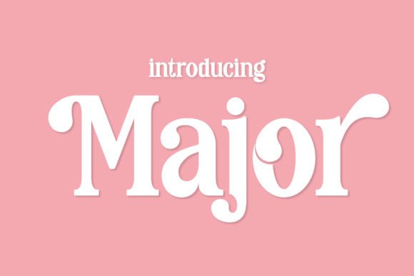 Major: A Versatile Slab Serif Font for Creative Branding