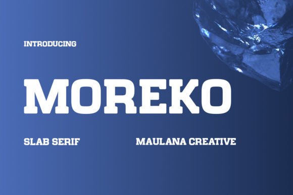 Moreko: A Retro Slab Serif for Timeless Branding