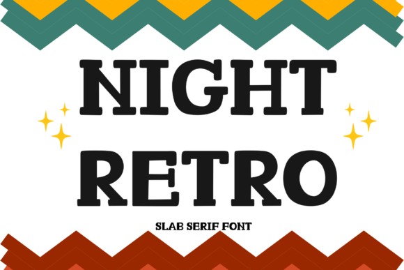 Night Retro: A Bold Slab Serif Font for Creative Web Design