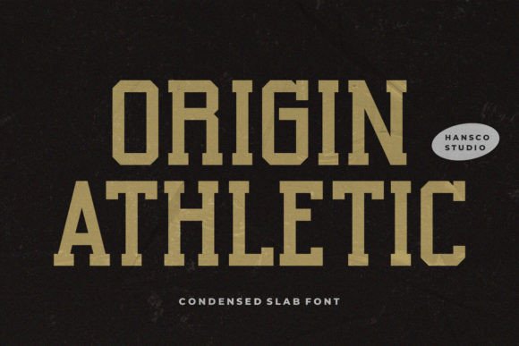 Origin Athletic: The Perfect Varsity Jersey Font for Editorial Design