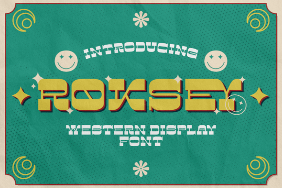 Roksey: A Bold and Rugged Slab Serif for Western Branding