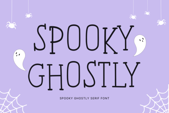 Spooky Ghostly: The Perfect Slab Serif for Halloween Creations
