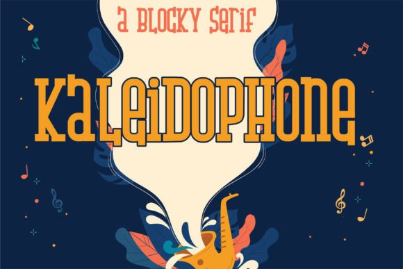 Unleash Creativity with Kaliedophone: A Unique Slab Serif Font
