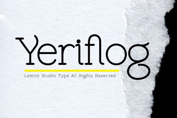 Yeriflog: The Perfect Slab Serif Font for Modern Marketers